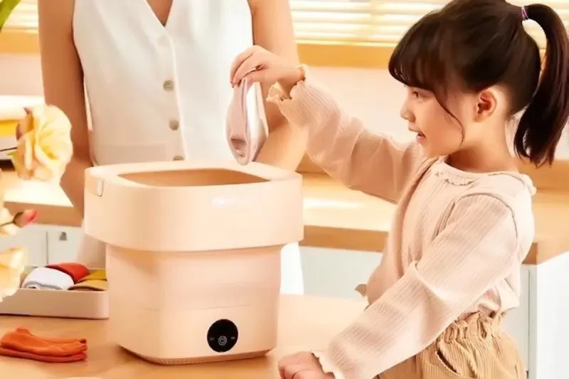 Máy giặt mini gấp gọn Bear XYJ-A05V1