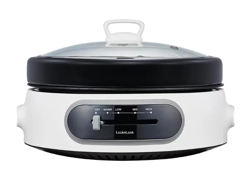 Bếp lẩu nướng điện đa năng LocknLock Multi Cooker 4L EJP544WHT