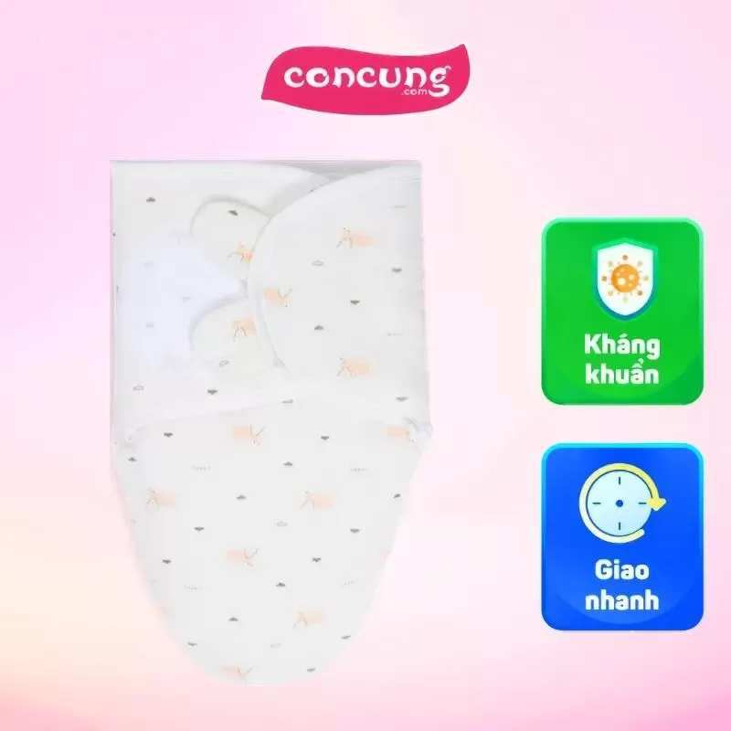 Túi ngủ sơ sinh sợi tre Animo - Con Cưng