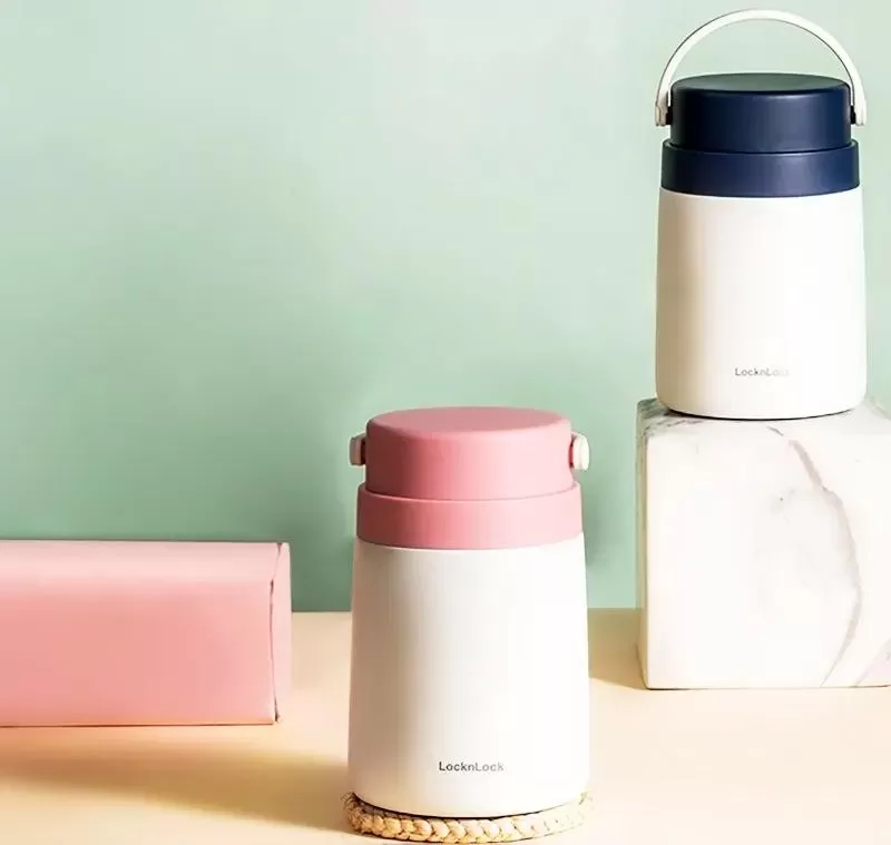 Hộp giữ nhiệt giá rẻ Handle Food Jar Lock&Lock LHC8042