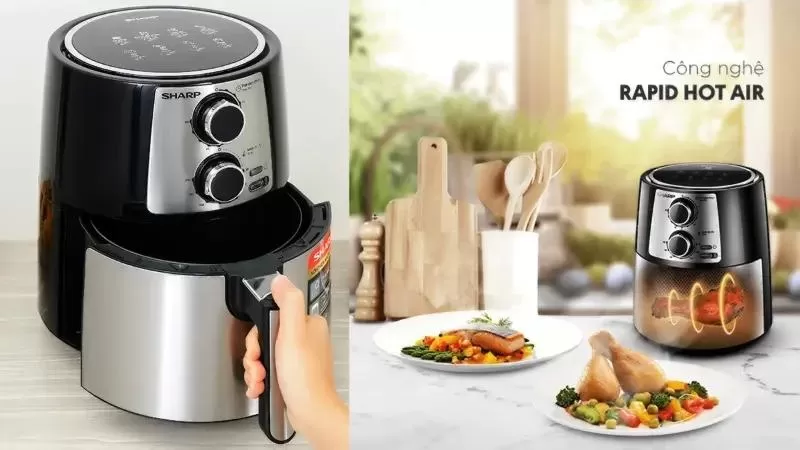 Nồi chiên không dầu Sharp KF-AF42MV-ST