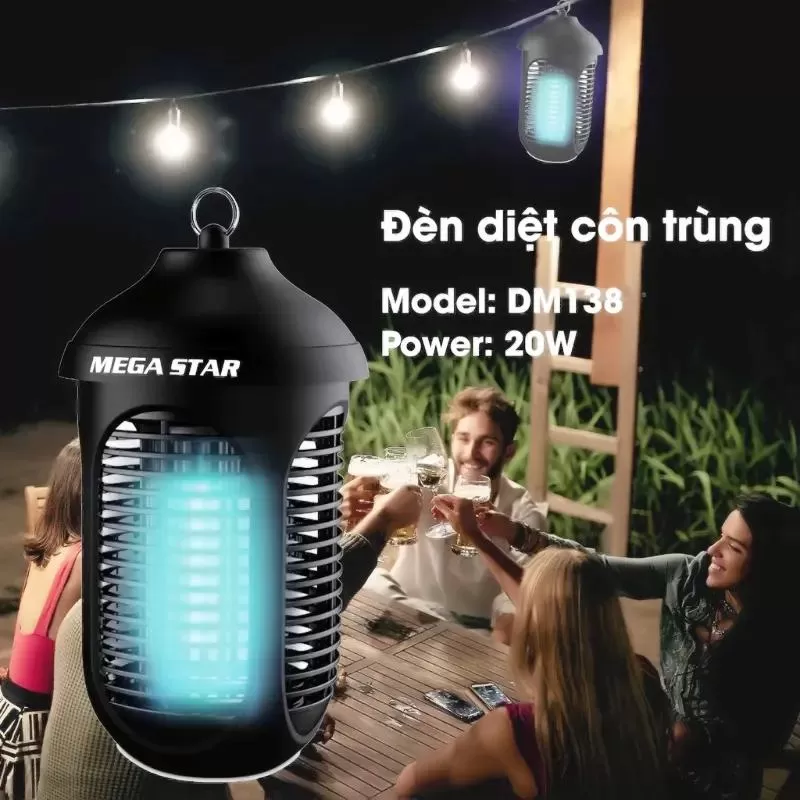 Đèn bắt muỗi Mega Star