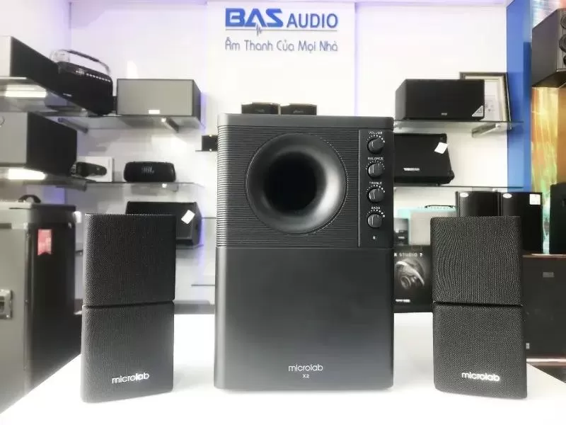 Loa máy tính Microlab X2 2.1 công suất lớn