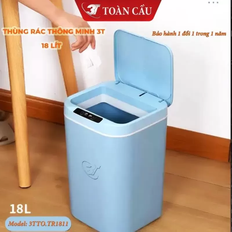 Thùng rác cảm ứng thông minh 3TTO.TR181X
