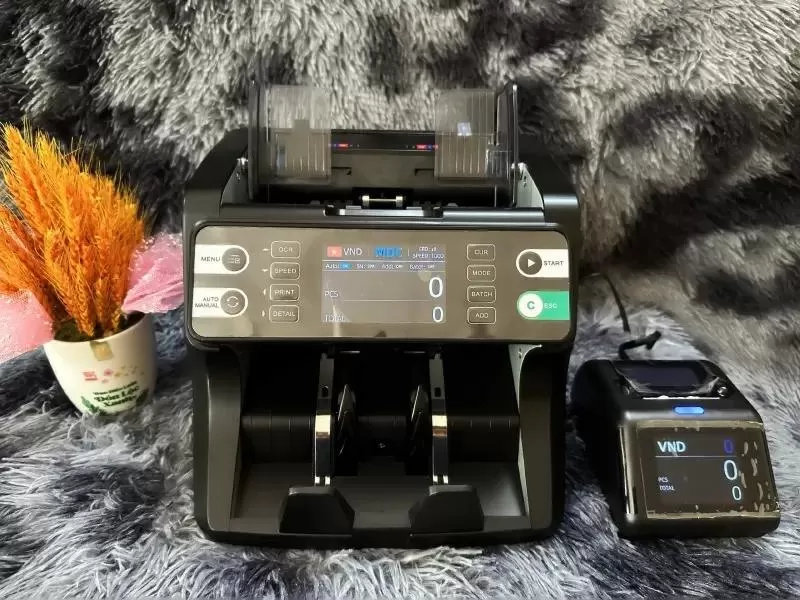 Máy đếm tiền mini chính hãng HOSHICO 6868 Po