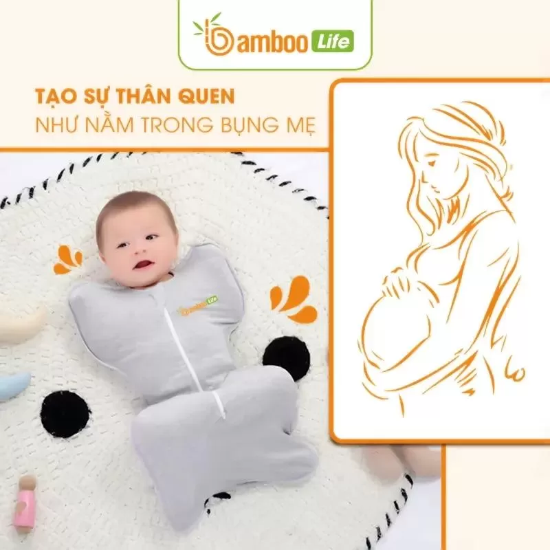 Túi ngủ cho bé sợi tre Bamboo Life BL069