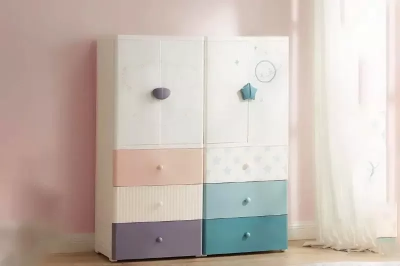 Tủ nhựa cho bé Kub 4 tầng