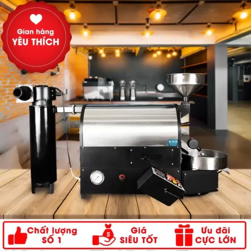 Máy rang cà phê mini Rostar Roaster 1.5kg cho quán
