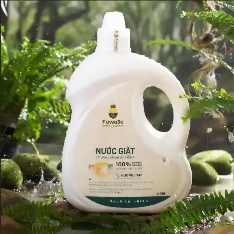Nước giặt hữu cơ cho bé Fuwa3e an toàn