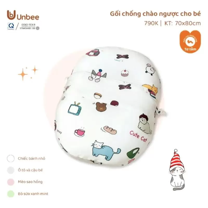 Gối chống trào ngược Unbee cho bé