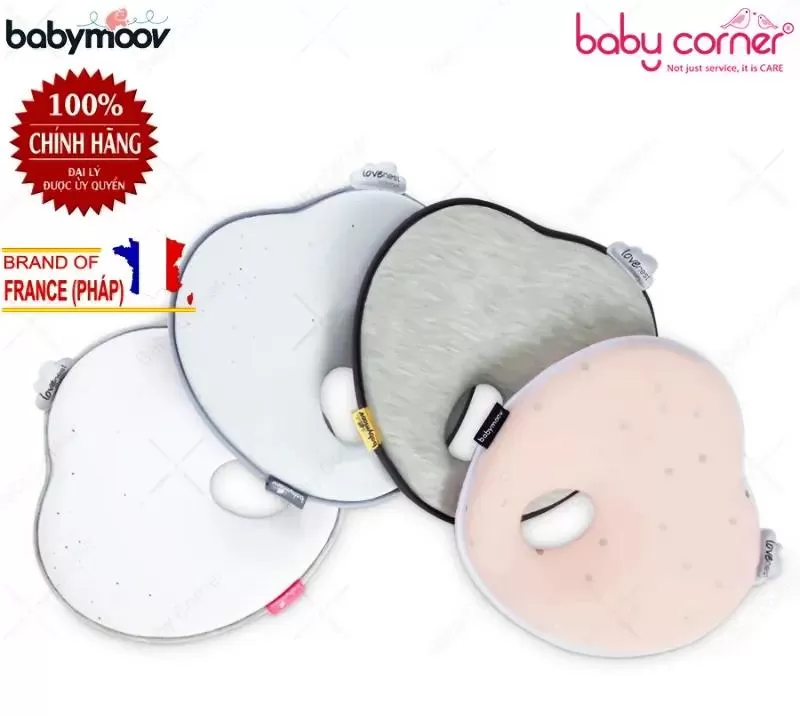 Gối cao su non cho bé BabyMoov Lovenest