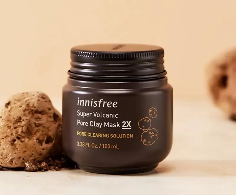 Mặt nạ trị mụn đầu đen Innisfree Super Volcanic Pore Clay Mask 2X