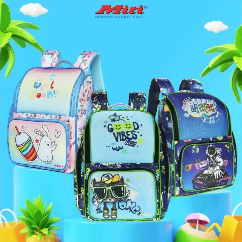 Balo chống gù cho bé Miti