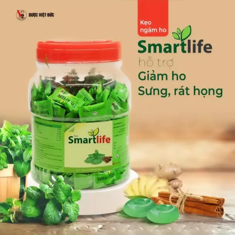Kẹo ngậm ho Smartlife