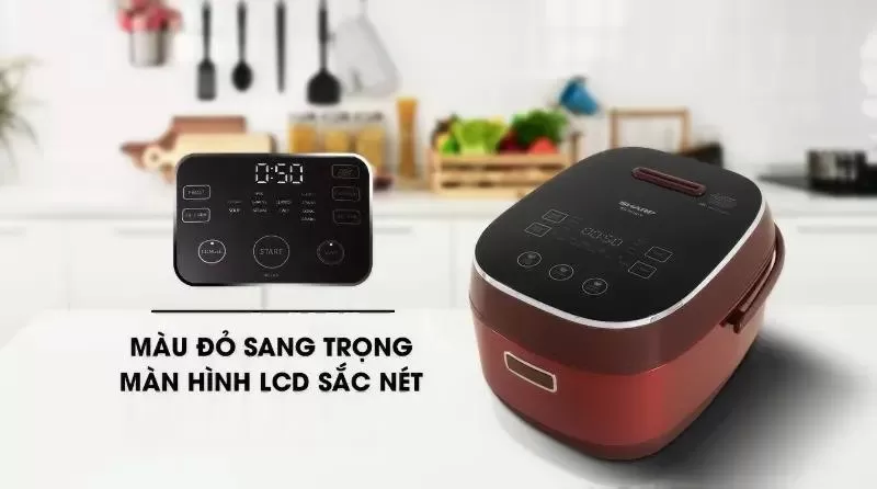 Nồi cơm điện thông minh cao tần cảm ứng Sharp KS-IH191V-RD 1.8L