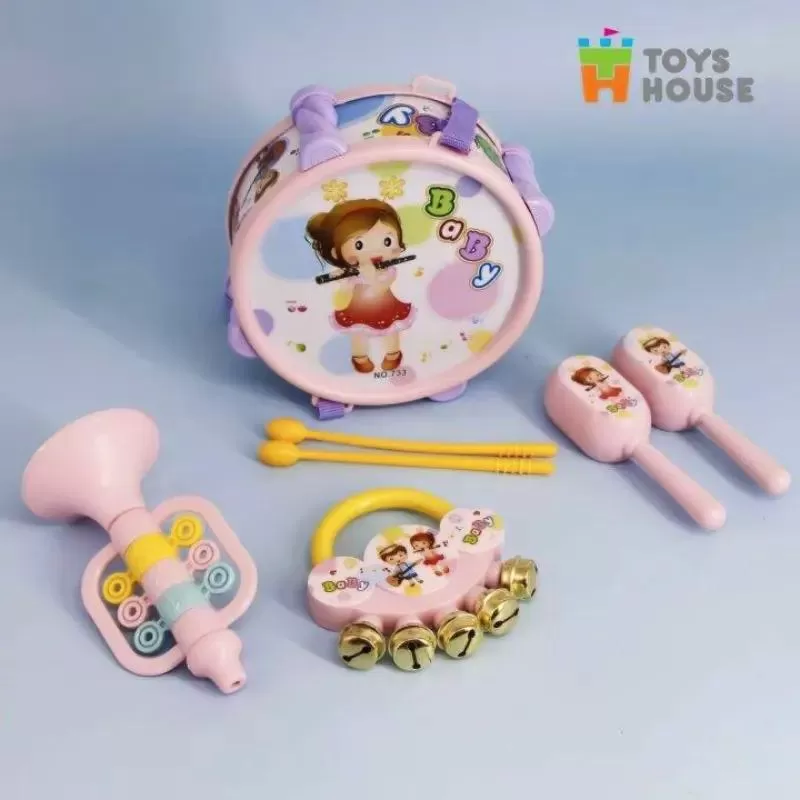 Đồ chơi cho bé tập cầm: Lục lạc, gặm nướu, xúc xắc Toys House