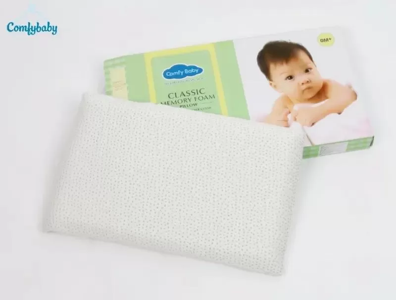 Gối cao su non chống ngạt vỏ sợi tre Bamboo Comfy Baby cho bé 1 tuổi