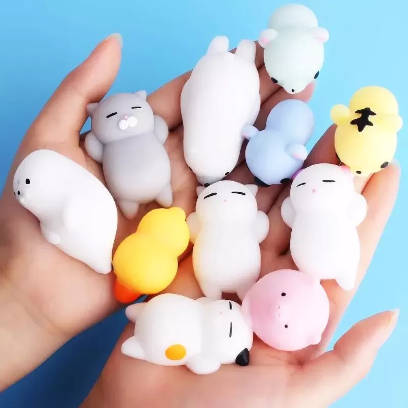 Đồ chơi cho bé 3 đến 6 tháng tuổi hình thú làm bằng cao su bóp kêu