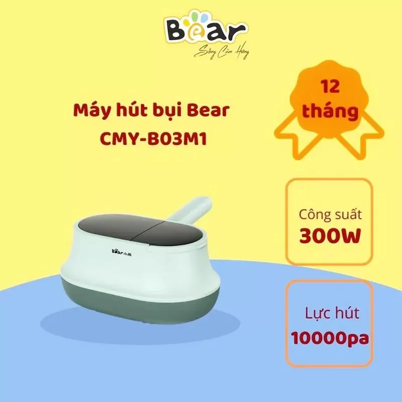 Máy hút bụi diệt khuẩn giường nệm Bear CMY-B03M1