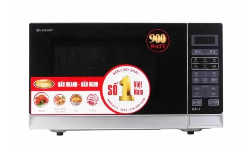 Lò vi sóng điện tử có nướng Sharp R-G572VN-S