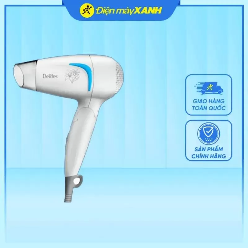 Máy sấy tóc mini du lịch 1200W Delites MST02