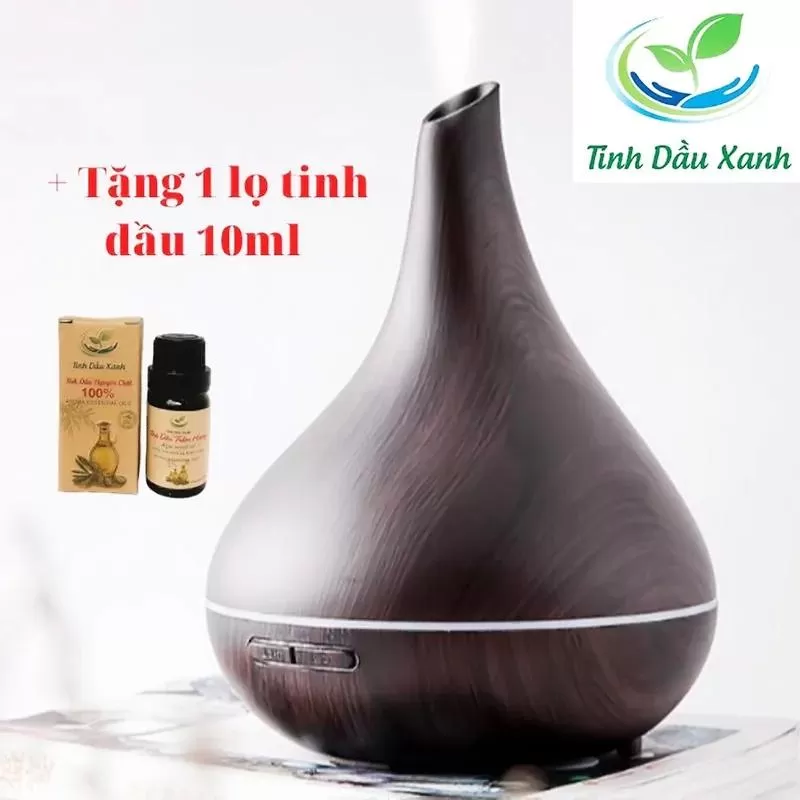 Đèn xông tinh dầu đuổi muỗi phun sương Tinh dầu Xanh