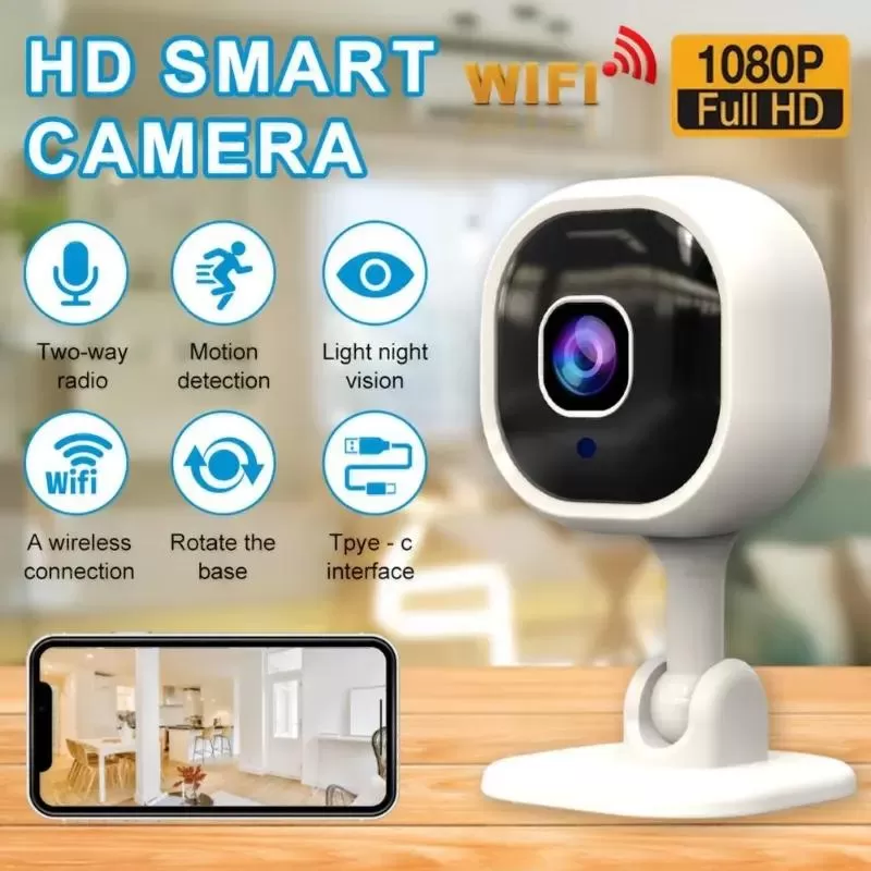 Camera gia đình giám sát an ninh Aubess A3 1080P kết nối WIFI