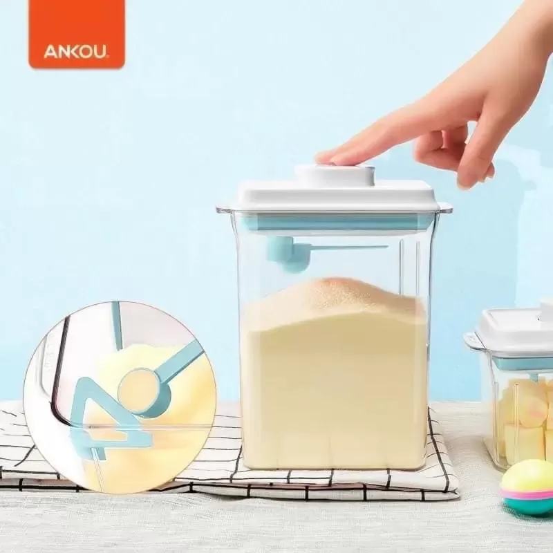 Hộp đựng sữa bột cho bé Ankou hút chân không chống ẩm