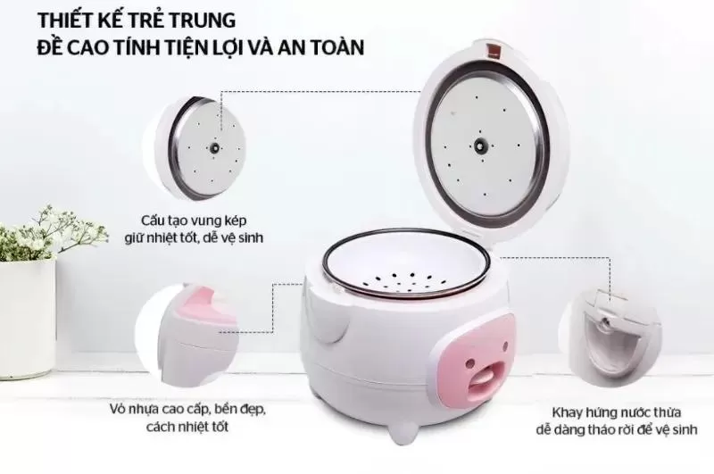 Nồi cơm điện Sunhouse