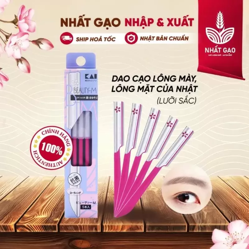 Dao cạo lông mày Kai Nhật Bản