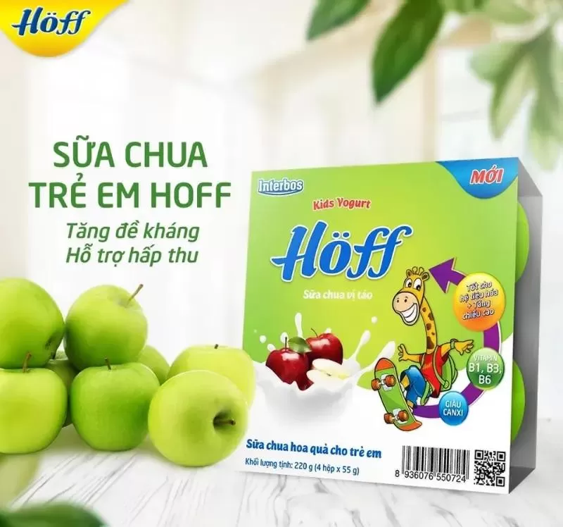 Sữa chua cho bé 6 tháng Hoff