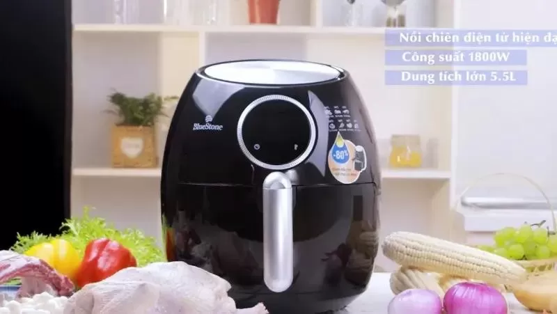 Nồi chiên không dầu điện tử BlueStone AFB-5873 5,5L