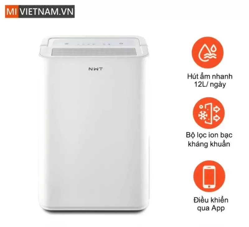 Máy hút ẩm gia đình thông minh Xiaomi NEW WIDETECH