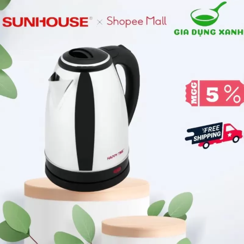 Ấm siêu tốc đun nước giá rẻ Happy Time Sunhouse HTD1081
