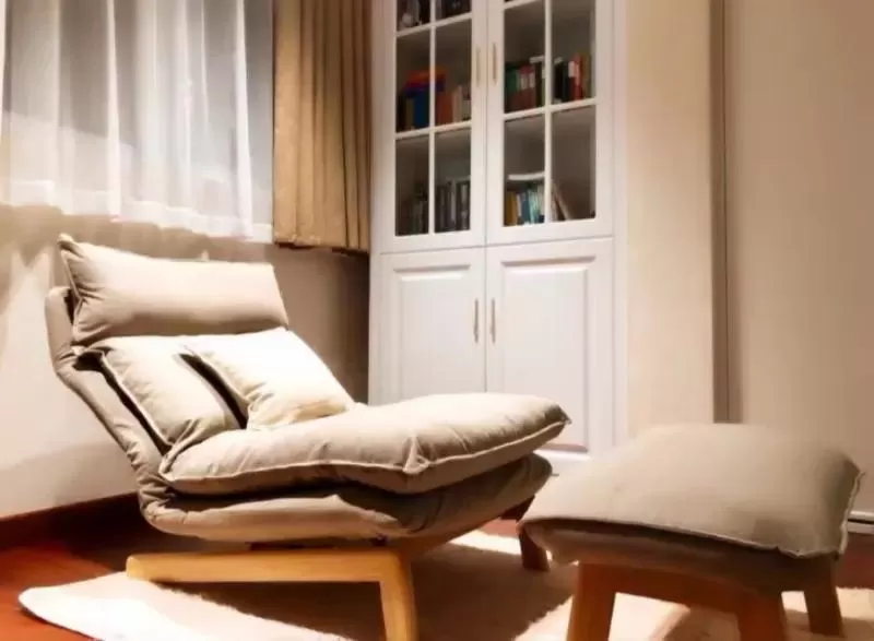 Ghế sofa lười chân gỗ