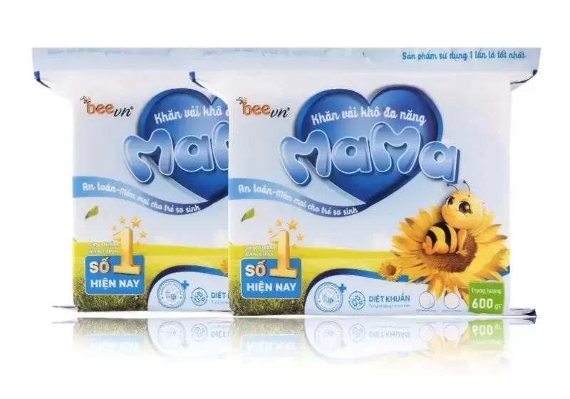 Khăn vải khô đa năng cho bé Mama BEE.VN