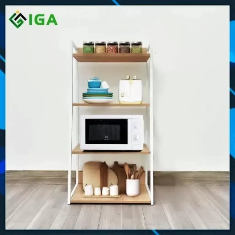 Kệ để đồ nhà bếp đa năng IGA Whites Kodo 4F