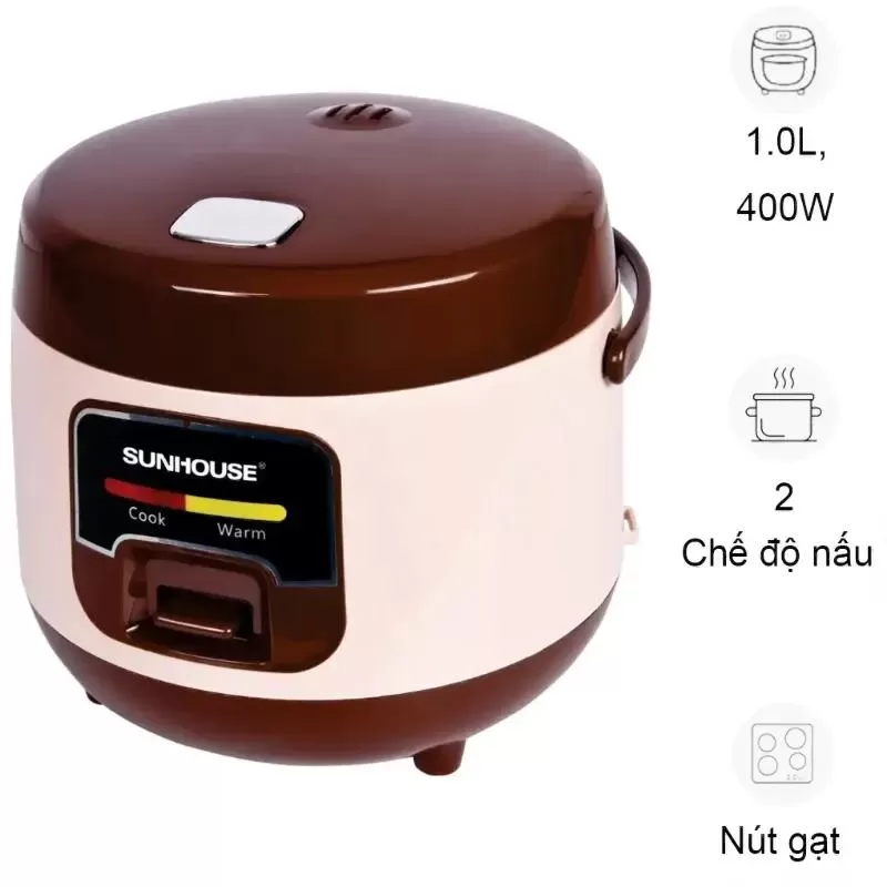 Nồi cơm điện cho sinh viên Sunhouse SHD8208C