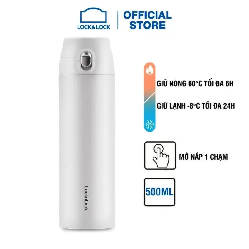 Bình giữ nhiệt Lock&Lock Feather Light One Touch LHC3257