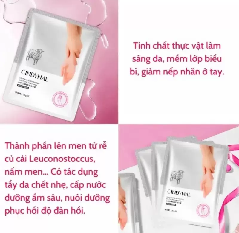 Mặt nạ chân sữa dê trắng da giảm thâm GOAT‘s Milk