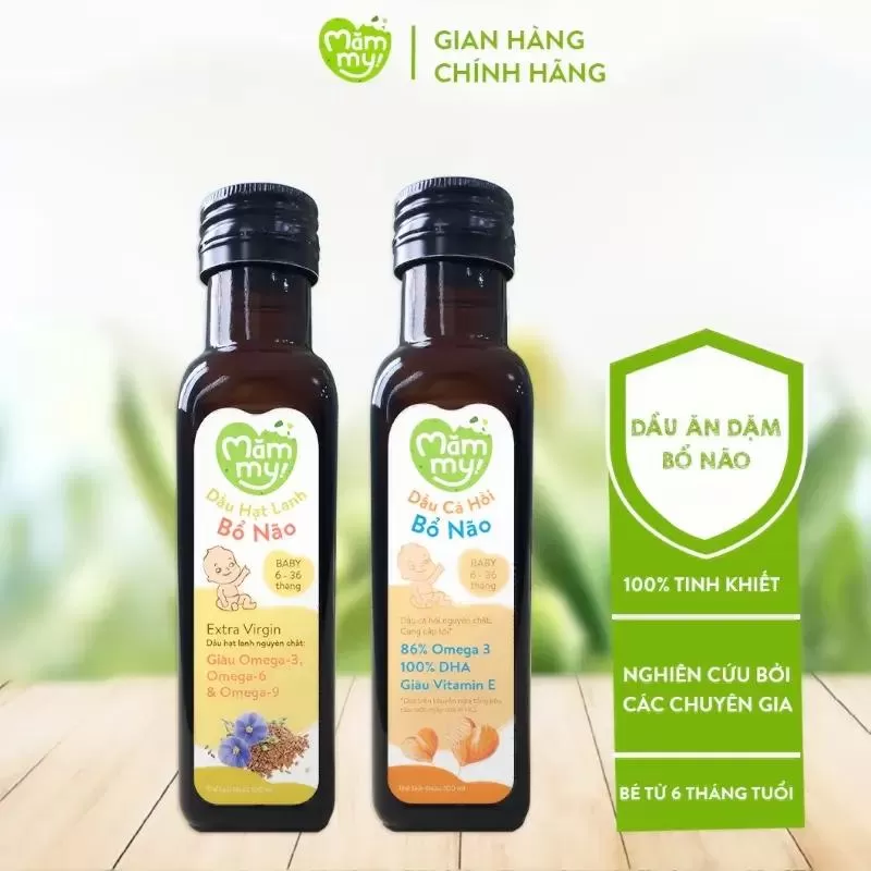 Dầu ăn cho bé bổ não Mammy