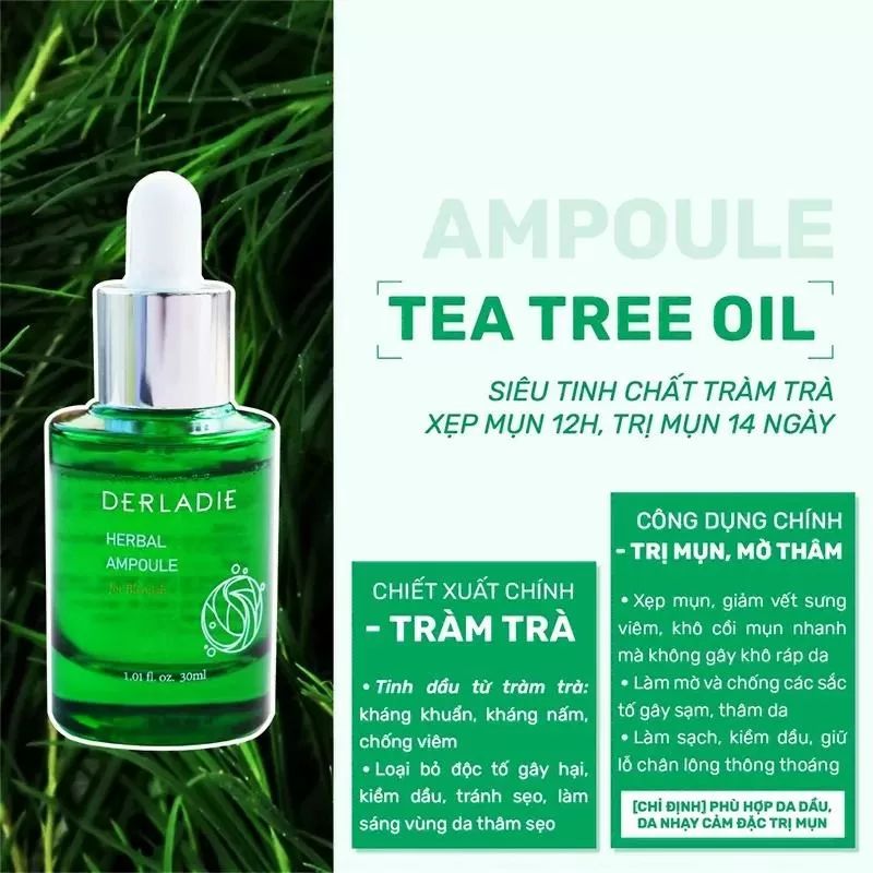Serum trị mụn Derladie Herbal Ampoule For Blemish 30ml