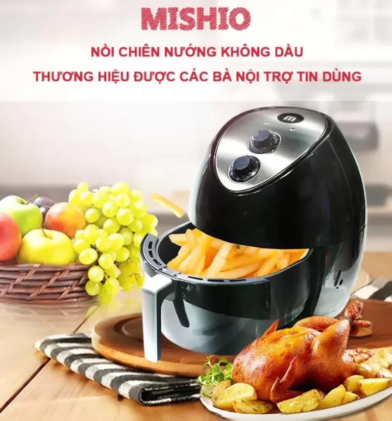 Nồi chiên không dầu Mishio MK41 4.4L