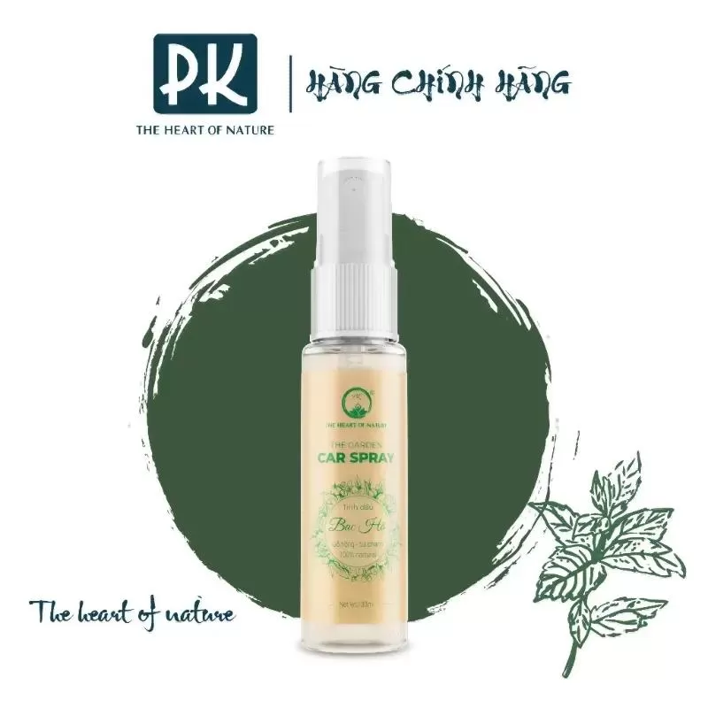 Bình xịt khử mùi ô tô tinh dầu Bạc Hà PK