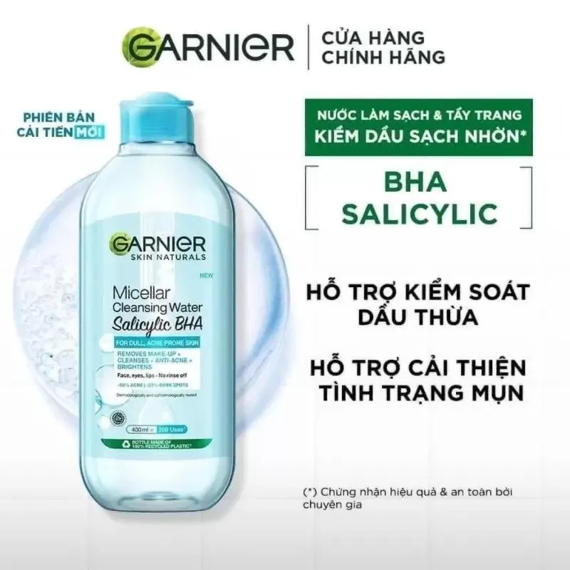 Nước tẩy trang Garnier