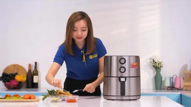 Nồi chiên không dầu Mishio MK199 4.5L