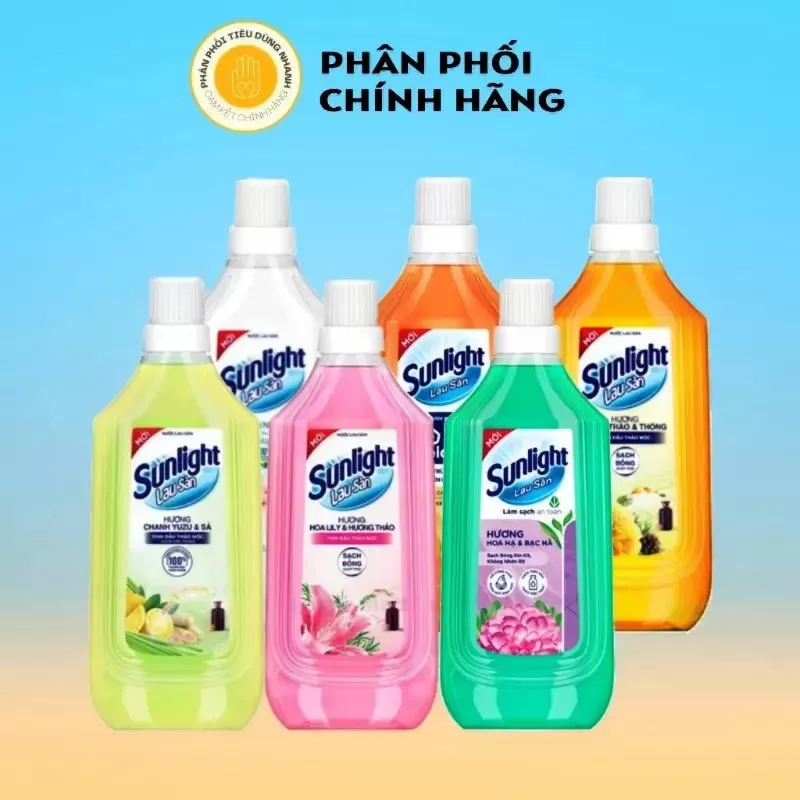 Nước lau sàn diệt khuẩn Sunlight