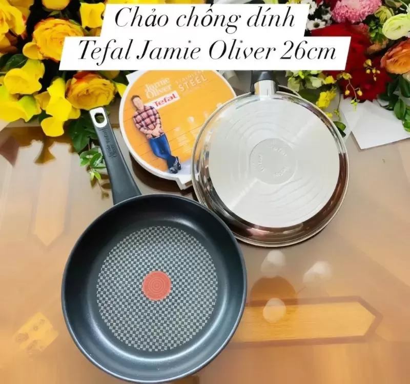 Chảo từ chống dính Tefal Jamie Oliver 24cm