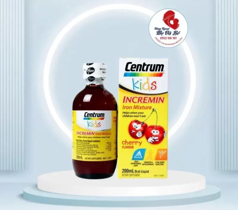 Siro ăn ngon cho bé hươu cao cổ Centrum Kids