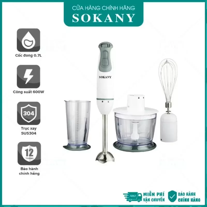 Máy xay sinh tố cầm tay Sokany-HB230A